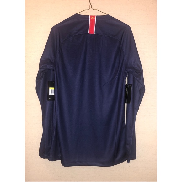 Nike Men's 2018-19 PSG LS Long Sleeve Home Jersey - Picture 2 of 4